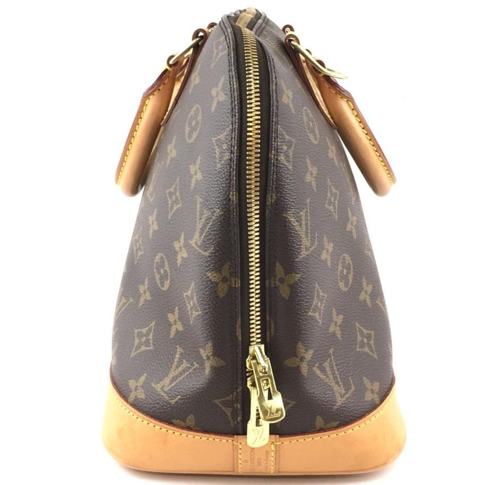 Louis Vuitton Alma Monogram Canvas Handbag Satchel - Picture 8 of 12